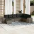 Set canapele de grădină cu perne, 8 piese, maro, poliratan GartenMobel Dekor