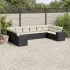 Set canapele de grădină cu perne 10 piese gri deschis poliratan GartenMobel Dekor