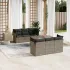Set canapele de grădină, 7 piese, cu perne, gri, poliratan GartenMobel Dekor