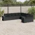 Set canapele de grădină cu perne, 10 piese, bej, poliratan GartenMobel Dekor