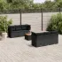 Set canapele de grădină, 7 piese, cu perne, gri, poliratan GartenMobel Dekor