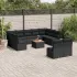 Set canapea de grădină cu perne, 12 piese, gri, poliratan GartenMobel Dekor