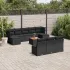 Set canapele de grădină cu perne, 11 piese, bej, poliratan GartenMobel Dekor