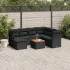 Set canapele de grădină cu perne, 8 piese, gri, poliratan GartenMobel Dekor