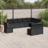 Set mobilier de grădină cu perne, 10 piese, gri, poliratan GartenMobel Dekor
