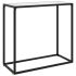 Masă consolă, alb, 60x35x75 cm, sticlă securizată GartenMobel Dekor