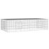 Cușcă pentru iepuri, 4 panouri, 325x109x54 cm, fier galvanizat GartenMobel Dekor