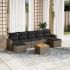 Set canapele de grădină cu perne, 8 piese, gri, poliratan GartenMobel Dekor