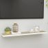 Raft de perete suspendat, stejar, 120x23,5x3,8 cm, MDF GartenMobel Dekor