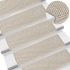 Covorașe scări autoadezive 15buc nisipiu 65x21x4cm aspect sisal GartenMobel Dekor