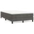 Pat box spring cu saltea, albastru închis, 120x200 cm, catifea GartenMobel Dekor