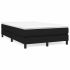Pat box spring cu saltea, negru, 200x200 cm, textil GartenMobel Dekor