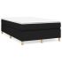 Pat box spring cu saltea, negru, 90x200 cm, textil GartenMobel Dekor