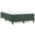 Pat box spring cu saltea, albastru închis, 120x190 cm, catifea GartenMobel Dekor
