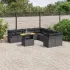 Set canapele de grădină cu perne, 11 piese, bej, poliratan GartenMobel Dekor
