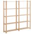 Raft depozitare 5 niveluri, 80x28,5x170 cm, lemn masiv de pin GartenMobel Dekor