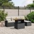 Set canapele de grădină cu perne, 6 piese, bej, poliratan GartenMobel Dekor