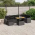 Set canapele de grădină cu perne, 8 piese, gri, poliratan GartenMobel Dekor