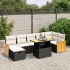 Set canapele de grădină cu perne, 8 piese, gri, poliratan GartenMobel Dekor