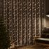 Instalație lumini tip perdea 300 LED alb rece 3x3 m 8 funcții GartenMobel Dekor