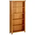 Bibliotecă cu 7 rafturi, 90 x 22,5 x 200 cm, lemn masiv stejar GartenMobel Dekor