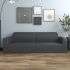 Husă elastică pentru canapea cu 3 locuri poliester jersey negru GartenMobel Dekor
