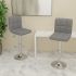Scaune de bar, 2 buc., maro, material textil GartenMobel Dekor