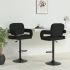 Scaune de bar, 2 buc., gri deschis, material textil GartenMobel Dekor