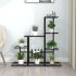 Suport pentru flori, 94,5x25x88 cm, alb, metal GartenMobel Dekor