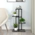Suport pentru flori cu 5 niveluri, negru, 43x22x98 cm, metal GartenMobel Dekor