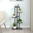 Suport pentru flori cu 5 niveluri, negru, 43x22x98 cm, metal GartenMobel Dekor