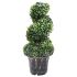 Plantă artificială de cimișir cu ghiveci, verde, 117cm, spirală GartenMobel Dekor