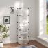 Suport de pantofi, transparent, 93x36,5x140 cm, PP GartenMobel Dekor