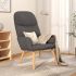 Scaun de relaxare, gri deschis, material textil GartenMobel Dekor