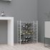 Suport sticle de vin, 48 sticle, auriu, metal GartenMobel Dekor