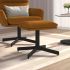 Taburet, albastru, 60x60x36, catifea GartenMobel Dekor