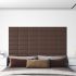 Panouri de perete 12 buc. cappuccino 30x15 cm piele eco 0,54 m² GartenMobel Dekor