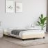 Cadru de pat, crem, 140x190 cm, material textil GartenMobel Dekor