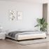 Cadru de pat, crem, 140x190 cm, material textil GartenMobel Dekor