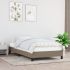 Cadru de pat, gri taupe, 140 x 200 cm, material textil GartenMobel Dekor