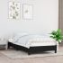 Cadru de pat, negru, 140x190 cm, material textil GartenMobel Dekor