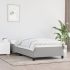 Cadru de pat, gri deschis, 140x190 cm, material textil GartenMobel Dekor