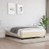 Cadru de pat, crem, 140 x 200 cm, material textil GartenMobel Dekor