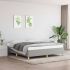 Cadru de pat, gri deschis, 90x190 cm, material textil GartenMobel Dekor