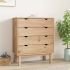Dulap cu sertar "OTTA", 76,5x39,5x90 cm, lemn masiv de pin GartenMobel Dekor