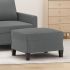 Taburet, gri închis, 70x55x41 cm, material textil GartenMobel Dekor