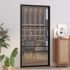 Ușă de interior, 83x201,5 cm, negru, sticlă ESG și aluminiu GartenMobel Dekor