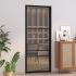 Ușă de interior, negru, 83x201,5 cm, sticlă ESG și aluminiu GartenMobel Dekor