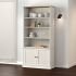 Bibliotecă „VIGO”, alb, 85x35x170 cm, lemn masiv de pin GartenMobel Dekor