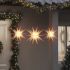 Lumini de Crăciun cu LED-uri, 3 buc., alb, pliabil GartenMobel Dekor